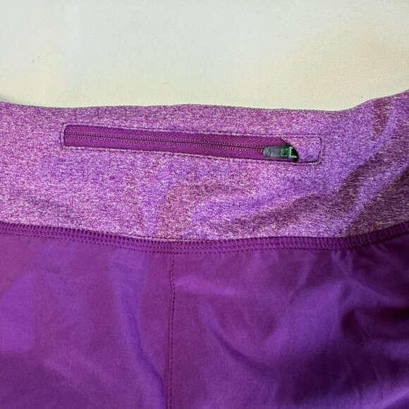 Nike Dri Fit Rival Running Shorts Women XS Purple Brief Athleisure Sports Gym - Picture 5 of 9
